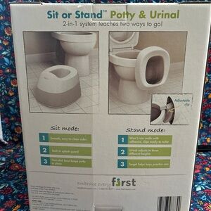 Sit or stand potty and urinal